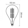 Horoz Electric LED Filament TOLEDO 8W Е27 Amber (001 049 0008) - зображення 2