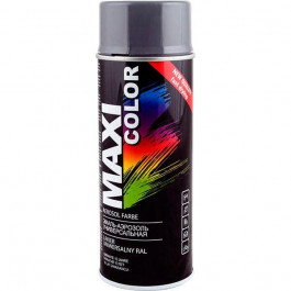 MAXI color Эмаль Maxi Color аэрозольная универсальная декоративная RAL 7024 графитовый серый глянец 400 мл