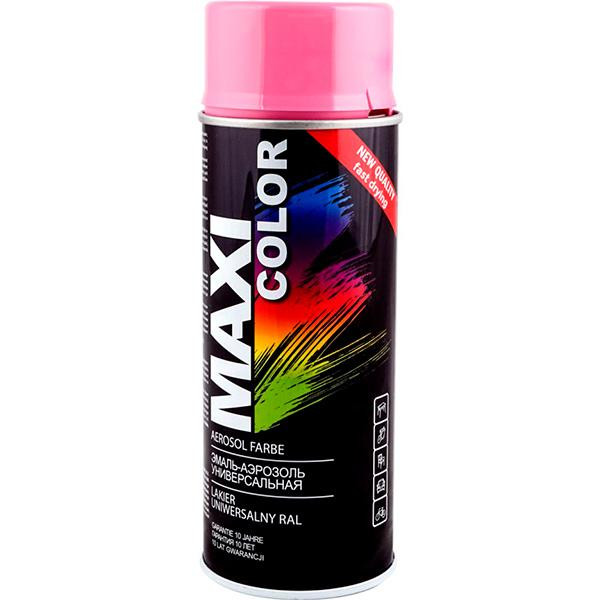 MAXI color Эмаль Maxi Color аэрозольная универсальная декоративная RAL 4003 вересково-фиолетовый глянец 400 мл - зображення 1