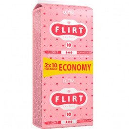   FANTASY FLIRT Прокладки гигиенические  ultra cotton&care Duo light 20 шт. (3800213302185)