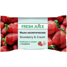 Fresh Juice Мыло косметическое  Strawberry & Cream 75 г (8588006034325)