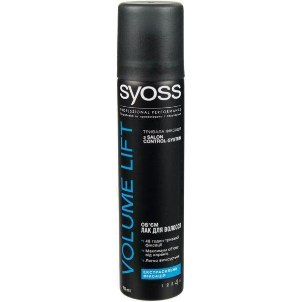 Syoss Лак для волосся  Volume Lift Екстрасильна фіксація 75 мл (4015000980401) - зображення 1
