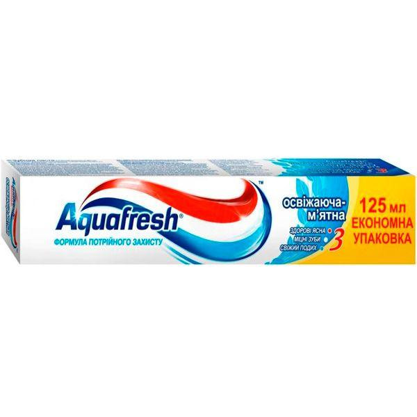 Aquafresh Зубна паста  Освіжувальна м&apos;ята 125 мл (90636) - зображення 1