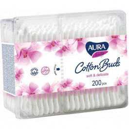 Aura Ватные палочки  Soft & delicate 200 шт. (квадратная) (4751023299303)