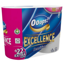 Ooops! Туалетная бумага ! Excellence трехслойная 4 шт. (5998648701456)