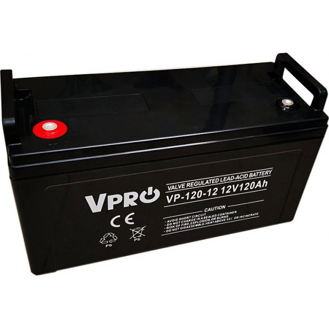 Volt Polska VPRO 120 Ah 12V AGM VRLA (6AKUAGM120) - зображення 1