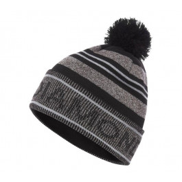 Black Diamond Шапка чоловіча  Pom Beanie Чорний-сірий