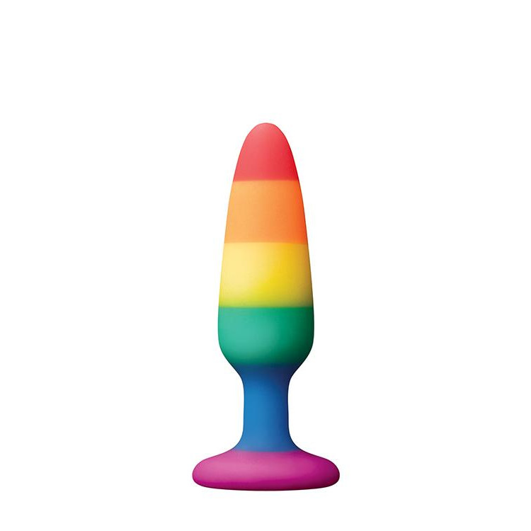 Dream toys COLOURFUL LOVE RAINBOW ANAL PLUG SMALL (DT21742) - зображення 1
