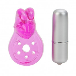 California Exotic Novelties Ерекційне віброкільце CalExotics Micro Vibe Arouser Bunny (13669)