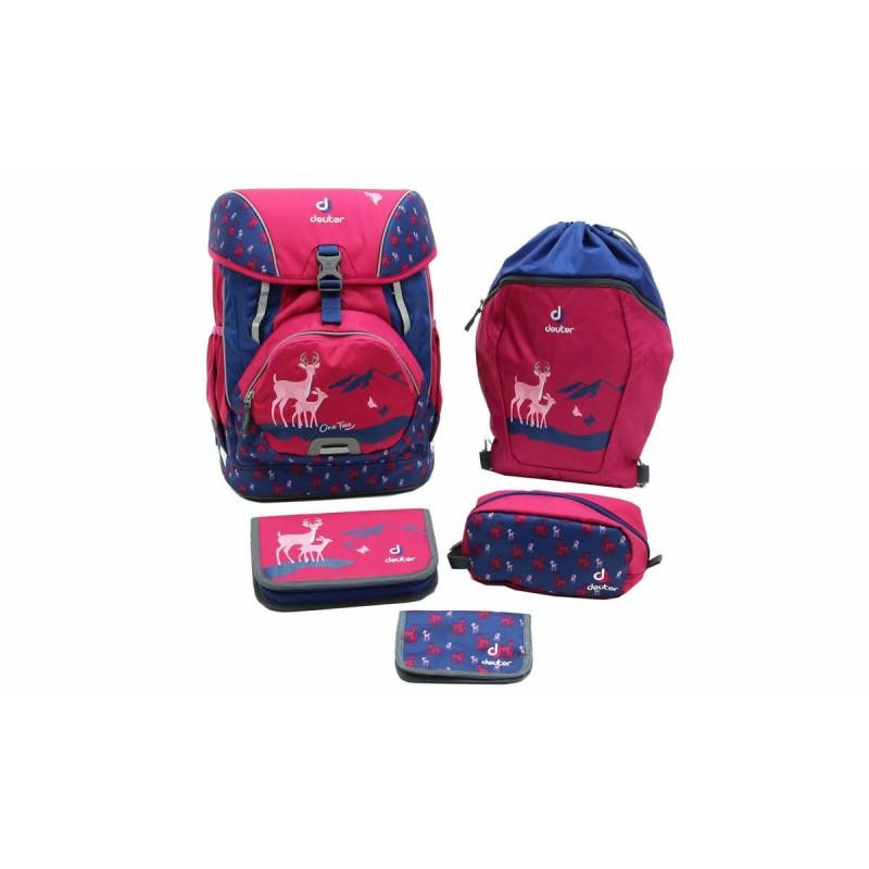 Deuter Ранец с набором школьных принадлежностей  OneTwo Set-Sneaker Bag magenta deer (3880017 5018) - зображення 1