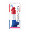 NS Novelties COLOURS PLEASURES TRICOLOR 8" DILDO (T280835) - зображення 2