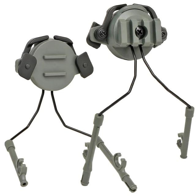 Wosport Кріплення для навушників на шолом "з вусиками", Оливковий (HL-ACC-43-OD) - зображення 1