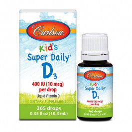 Carlson Labs kid's Super Daily D3 400 IU (10.3 ml)