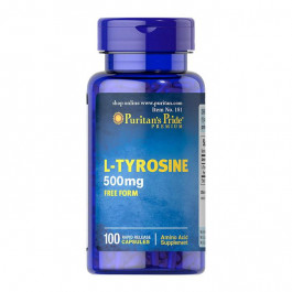   Puritan's Pride Аминокислоты L-Tyrosine 500 mg (100 caps)