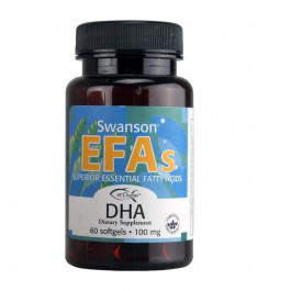 Swanson EcOmega DHA 100 mg (60 softgels)
