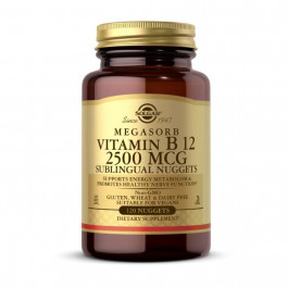   Solgar Vitamin B-12 2500 mcg megasorb (120 nuggets)