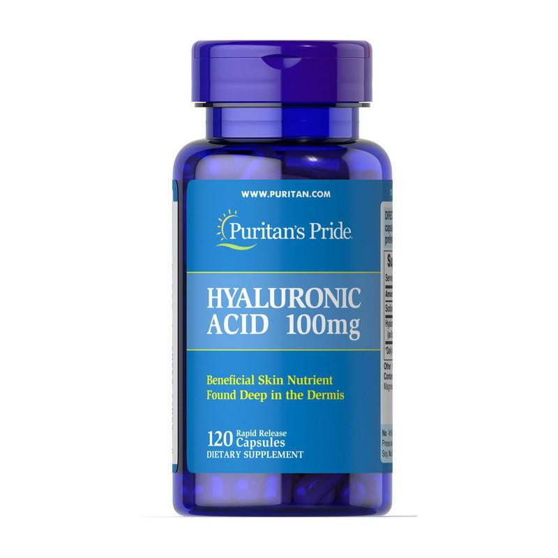 Puritan's Pride Hyaluronic Acid 100 mg 120 капс - зображення 1