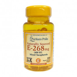   Puritan's Pride Naturally Sourced E-268 mg (400 IU) Mixed Tocopherols (100 softgels)