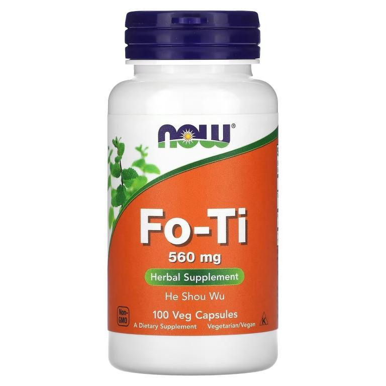 Now Fo-Ti 560 mg (100 veg caps) - зображення 1