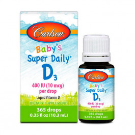   Carlson Labs Baby's Super Daily D3 400 IU (10.3 ml)