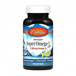 Carlson Labs Norwegian Super Omega 3 1200 mg Omega-3s (50 soft gels)
