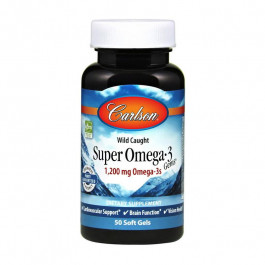 Carlson Labs Super Omega 3 1200 mg Omega-3s (50 soft gels)