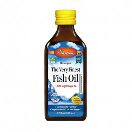Carlson Labs The Very Finest Fish Oil 1,600 mg Omega-3s (200 ml)