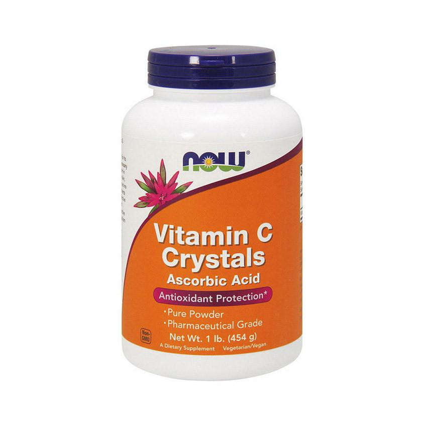 Now Vitamin C Crystals (454 g, unflavored) - зображення 1