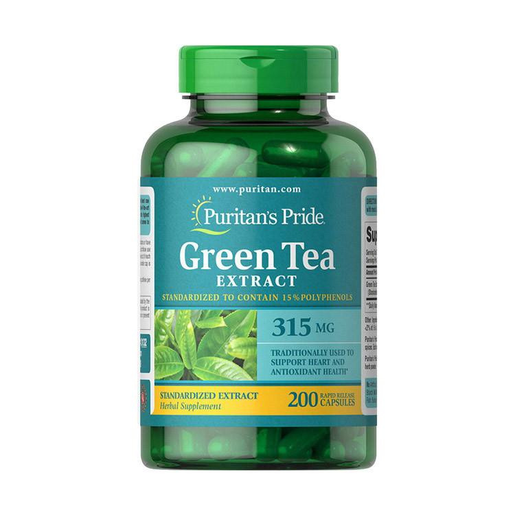 Puritan's Pride Green Tea Extract (200 caps) Puritan's Pride - зображення 1