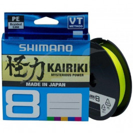 Shimano Kairiki 8 / Yellow / 0.06mm 150m 5.3kg (59WPLA58R30)