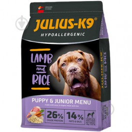 Julius-K9 Hypoallergenic LAMB and RICE Puppy & Junior Menu 12 кг (5998274312606)