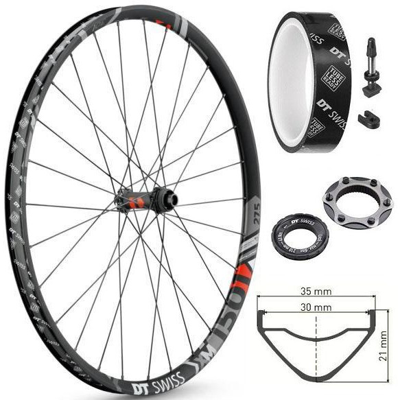 DT Swiss Колесо переднее  XM 1501 Spline 29 дюймов IS 30 15/100 - зображення 1