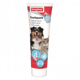 Beaphar Зубная паста Toothpaste для кошек и собак со вкусом печени 100 г (13223)