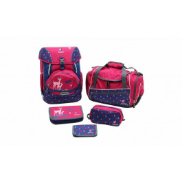 Deuter Ранец с набором школьных принадлежностей  OneTwo Set-Hopper magenta deer (3880117 5018)