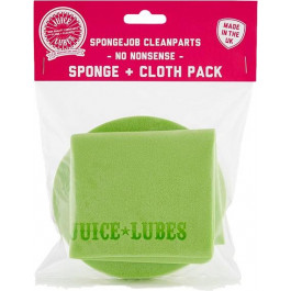Juice Lubes Губка  Sponge + Cloth Pack (зелений)
