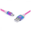 REAL-EL Premium USB A - Micro USB Rainbow 1m (EL123500052) - зображення 2