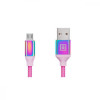 REAL-EL Premium USB A - Micro USB Rainbow 1m (EL123500052) - зображення 5