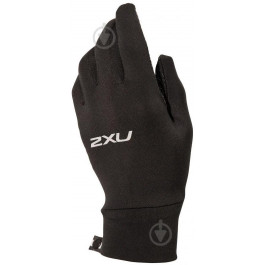 2XU Рукавички Run Glove UQ5340h_BLK/SIL р.L чорний