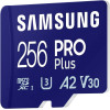 Samsung 256 GB microSDXC UHS-I U3 V30 A2 PRO Plus + Reader (MB-MD256SB) - зображення 1