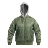 Brandit Куртка  MA1 Sweat Hooded Jacket - Olive/Grey XL - зображення 1