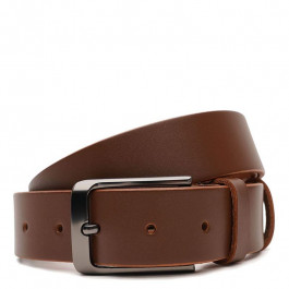 Borsa Leather Ремінь  V1115FX46-brown чоловічий шкіряний коричневий під брюки
