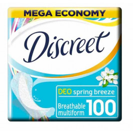 Discreet Прокладки  ЩоденнІ прокладки  Deo Spring Breeze 100 шт 100 шт.