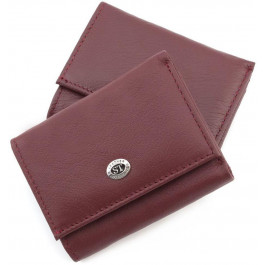 ST Leather Маленький жіночий гаманець бордового кольору  (17485)
