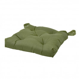 IKEA MALINDA Подушка на стілець темно-зелена 40/35х38х7 см (505.510.61)