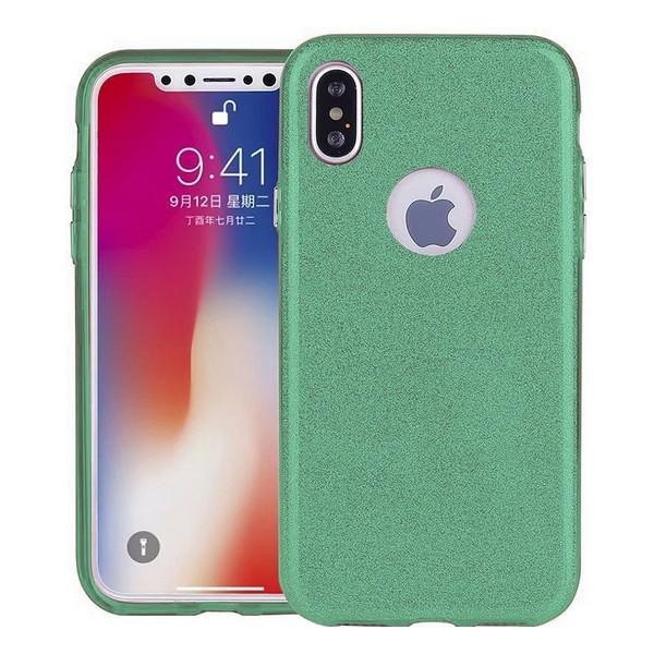 TOTO TPU Case Rose series 3 IN 1 iPhone X Green - зображення 1