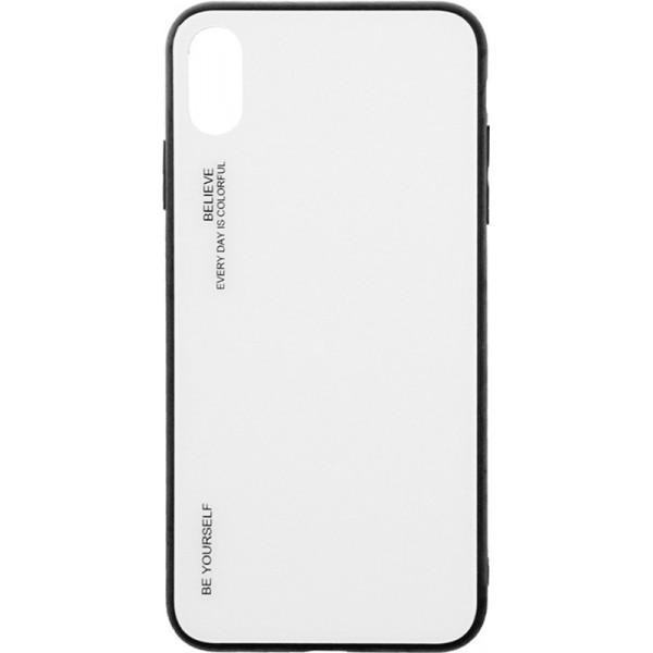 TOTO Gradient Glass Case Apple iPhone XS Max White - зображення 1