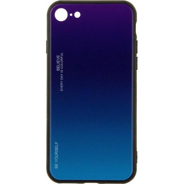 TOTO Gradient Glass Case Apple iPhone 7/8 Purple - зображення 1