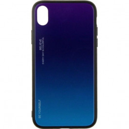 TOTO Gradient Glass Case Apple iPhone XR Purple