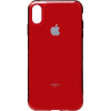 TOTO Electroplate TPU Case iPhone XS Max Red - зображення 1