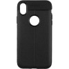 iPaky Litchi Stria Series iPhone XR Black - зображення 1